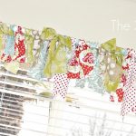 Fabric Scrap Window Valance