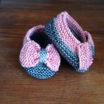 knitted Baby Bow Booties