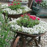 Upcycled Wheelbarrow for the Garden