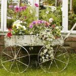 Upcycled Wheelbarrow for the Garden