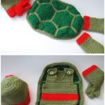 Baby’s First Size Teenage Mutant Ninja Turtle Outfit Crochet Pattern