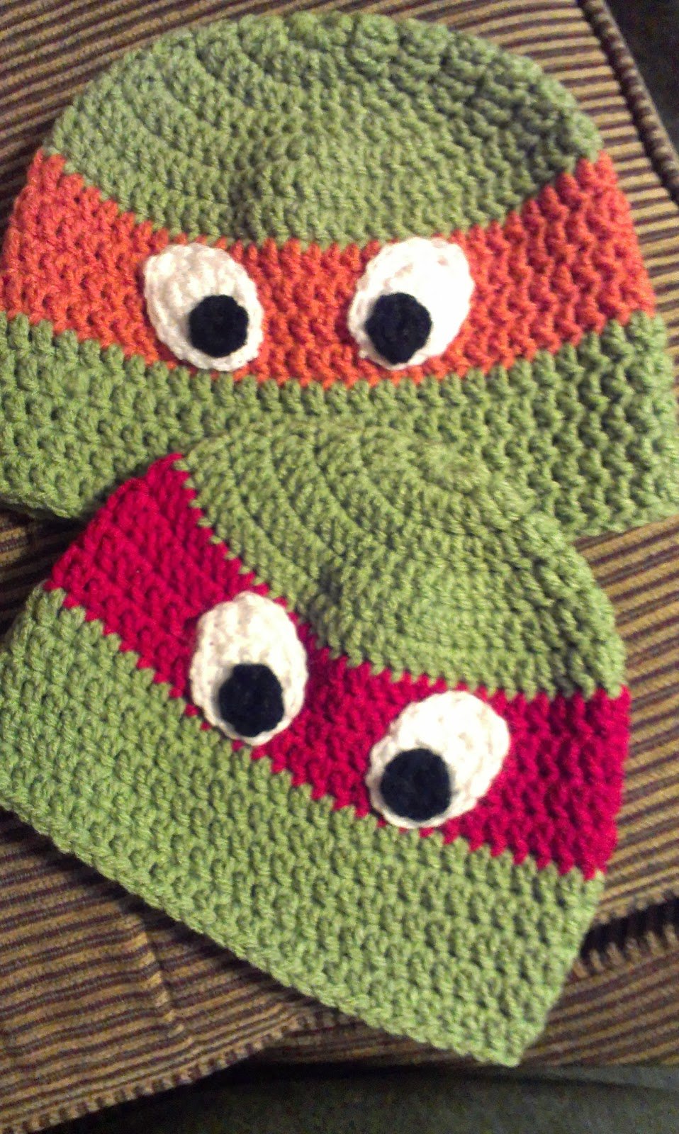 Crochet Ninja Turtle Hat FREE pattern