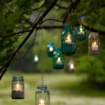 recycled-glass tea light lanterns
