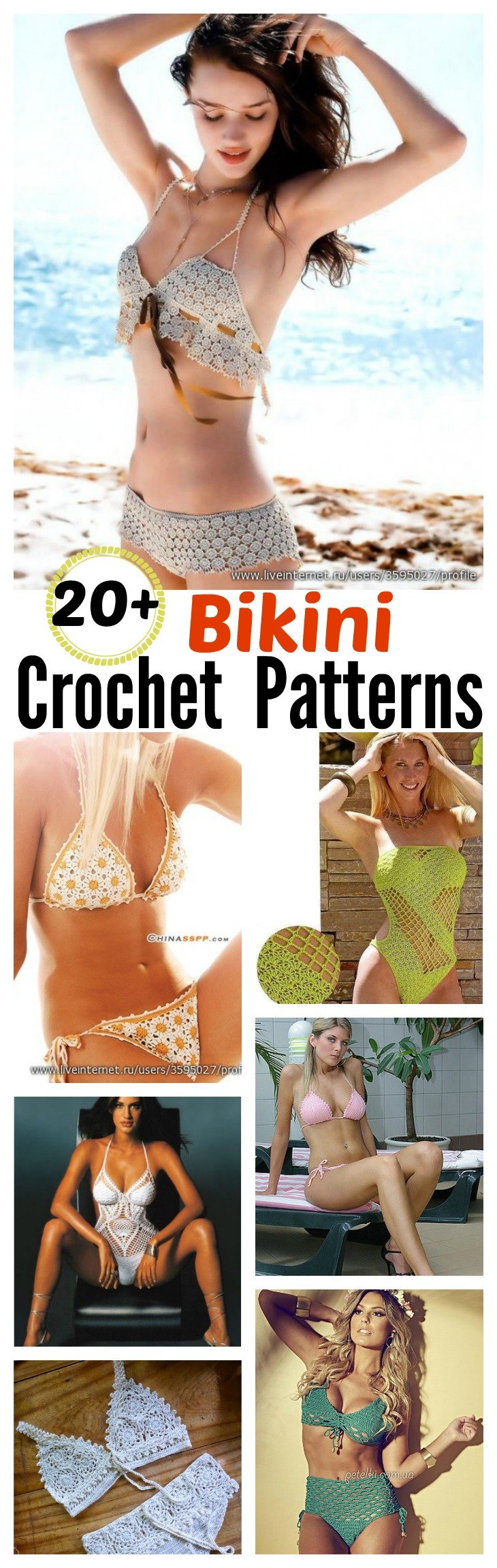 20+ Free Crochet Bikini Patterns 