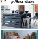 20+ Upcycling Pallet Ideas for Home Interiors p