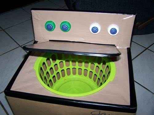 30+ Fun Ways To Repurpose Cardboard For Kids--Mini Washer