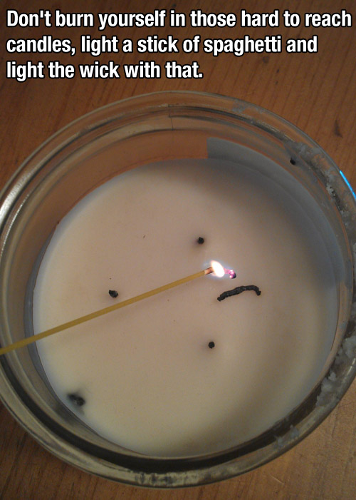 Awesome Life Hacks You Wish You Knew candle
