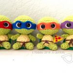 Amineko Baby Ninja Turtles Crochet FREE Pattern