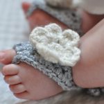 Barefoot Baby Sandals Free Crochet Pattern