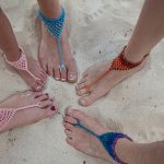 Barefoot beach sandals  Free Crochet Pattern