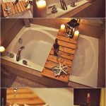 Bathtub pallet shelf