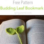 Budding Leaf Bookmark FREE Crochet Pattern