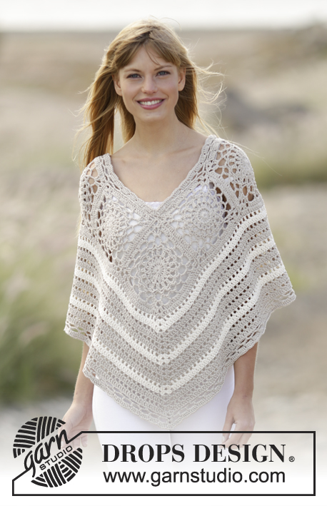Crochet Sweet Martine Poncho with FREE Pattern