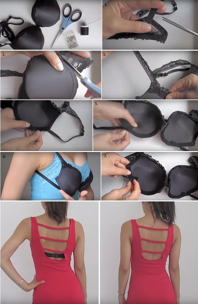 DIY Backless Bra