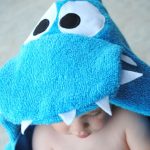 DIY Dragon Hooded Towel