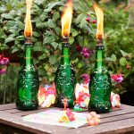 DIY Lucky Buddha Tiki Torches