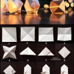 DIY Origami Cube String Lights