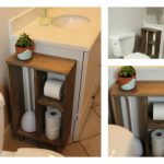 DIY Side Vanity Storage Unit to Hide Unsightly Toilet Items m
