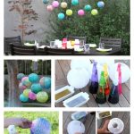 DIY Watercolor Orbes string lights