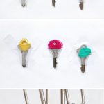 Differentiate your keys by painting them with nail polish