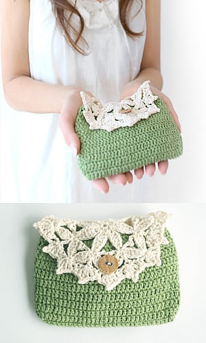 Floral Pouch FREE Crochet Pattern