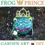 Frog Prince Garden Art Ball