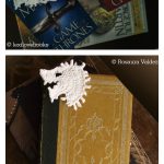 Game of Thrones Wolf Bookmark Free Crochet Pattern