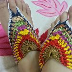 Granny barefoot sandals FREE Crochet Pattern