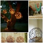 Grapevine Ball Lights. Make balls from grapevines or wires  and wrap icicle lights around them to create glimmering orbs.