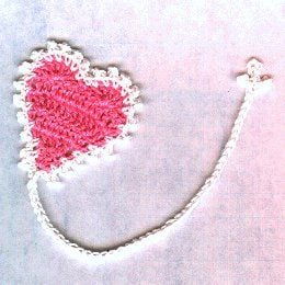 Heart Bookmark FREE Crochet Pattern