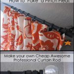 How to Make Cheap, Awesome, Professional Curtain Rod