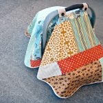 Infant carseat blanket tutorial