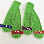 Ninja Turtle Pocket Scarf Crochet Pattern