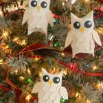 Owl Ornaments From Paper Rolls Craft