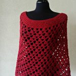 Scarlett Spiral Crochet Poncho FREE Pattern