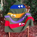 Teenage Mutant Ninja Turtle Blanket  Crochet FREE Pattern