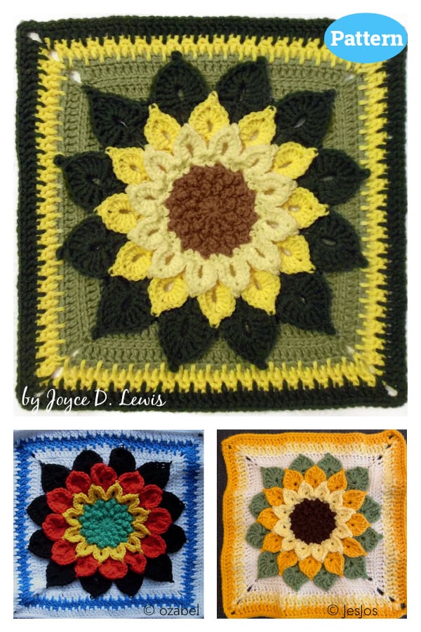 The Crocodile Flower Crochet Pattern