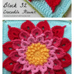 The Crocodile Flower Free Crochet Pattern