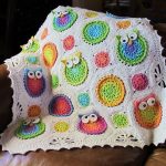 crochet owl blanket pattern