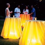 glowing tablecloth lights