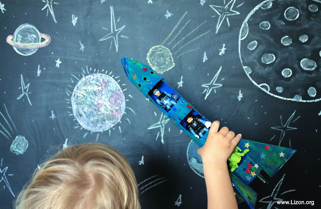 30+ Fun Ways To Repurpose Cardboard For Kids---Rocket 