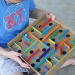 Build a Cardboard Box Marble Labyrinth