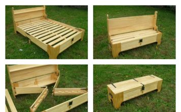 Amazing Custom Bed Folds Into a Chest For Easy Storage
