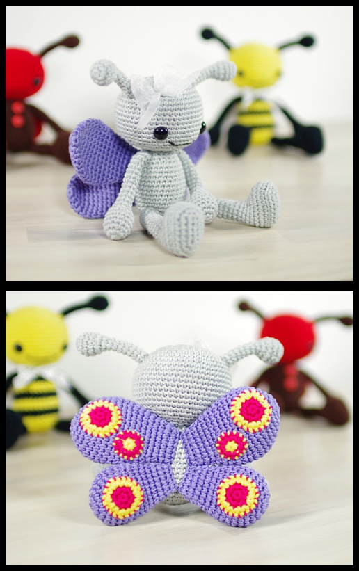 Amigurumi Butterfly Crochet Pattern