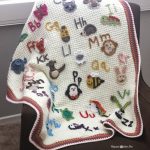 Animal Alphabet Afghan Baby Blanket FREE Crochet pattern