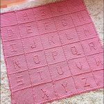 Baby’s ABC’s Afghan Blanket FREE Crochet Pattern