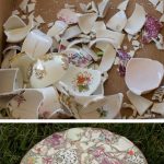 Broken China Mosaic Garden Stepping Stones