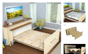 Build a DIY Built-in Roll-out Bed to Save Space