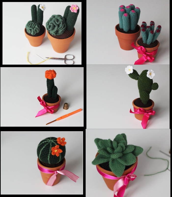 Cactus Amigurumi free Crochet pattern 