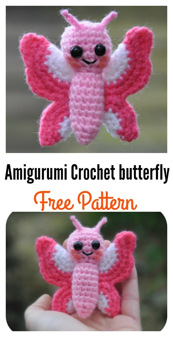 Crochet Amigurumi Butterfly Free Pattern